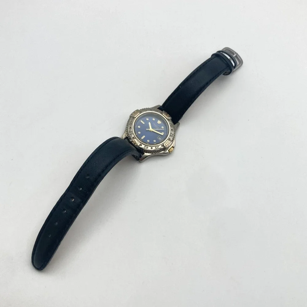 Caravelle by Bulova Women's Watch 29mm Silver Tone Blue Dial Date New Battery